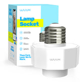 WUUK Certified Lamp Socket, Upgrade The Light Fixture to a Smart Lighting System by Working with WUUK Wired Cam Pro v2, Enable Dusk-to-Dawn and Motion-Triggered Lighting Automation